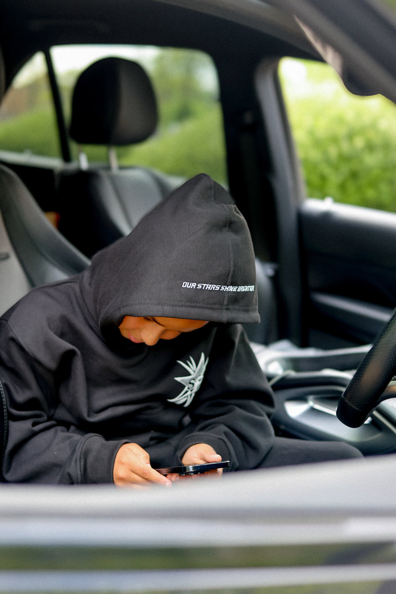 Kids SP Black Oversized Tracksuit